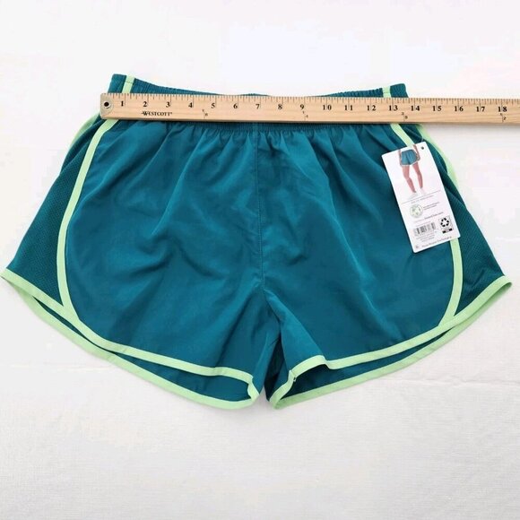 Members Mark 3" Inseam Elastic Waistband Lined Active Short Womens Small Teal - Picture 4 of 5